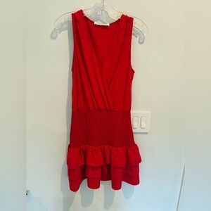 Amanda Uprichard Red Mini Dress